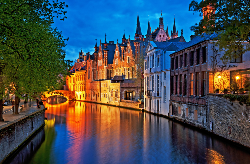 canal in Bruges Belgium 