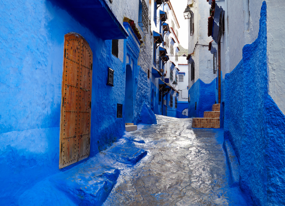 moroccan blue town Chefchaouen medina 1