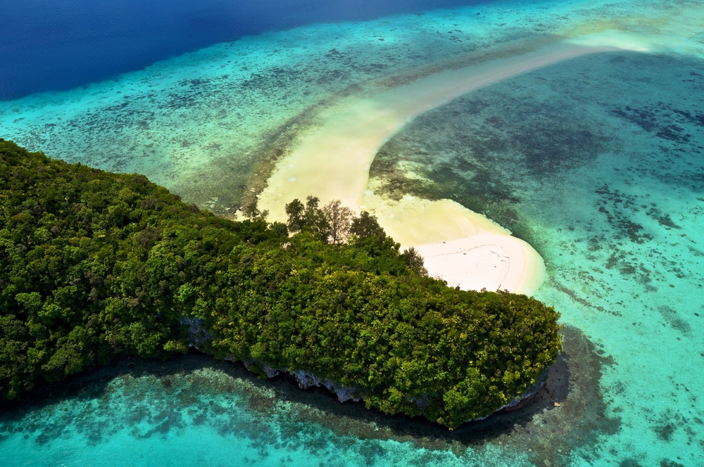 70 Island in Palau pacifico