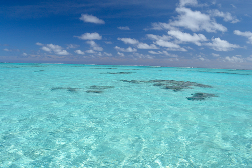 Aitutaki lagoon Cook Islands