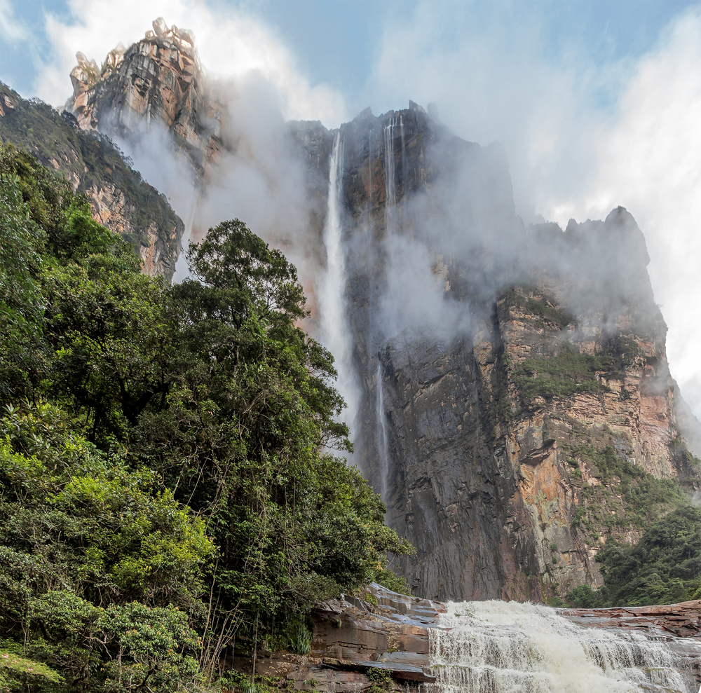 Angel Falls Salto Angel is worlds highest waterfalls 978 m Venezuela South America 