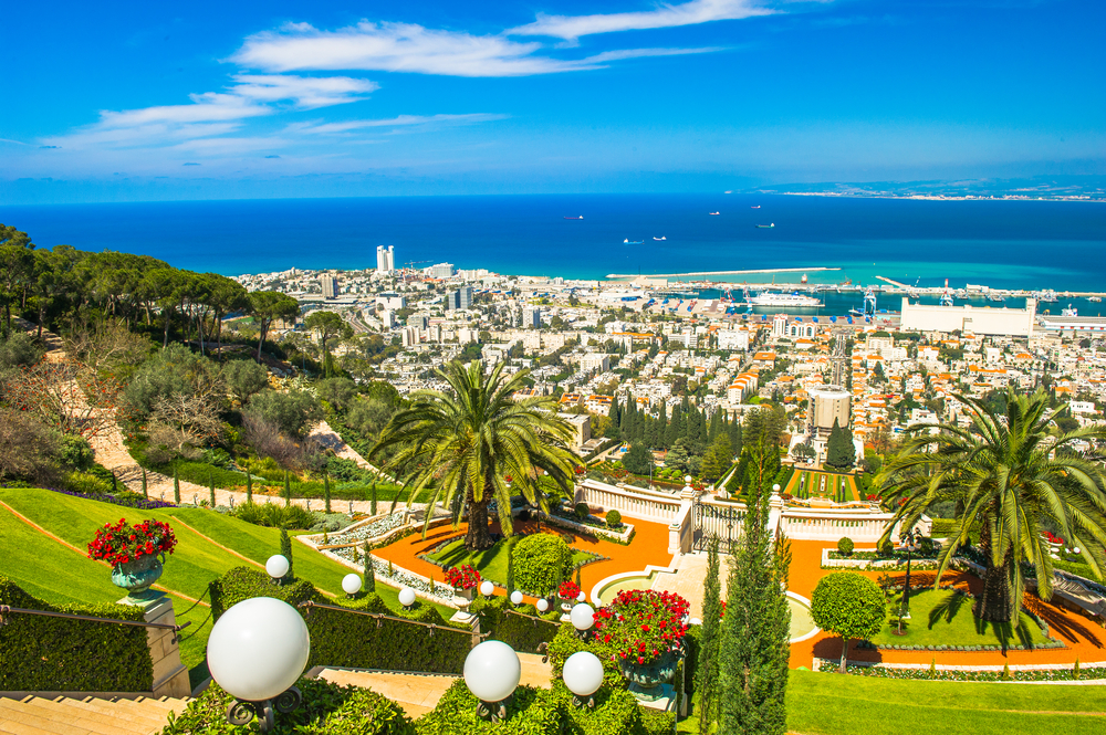 Bahai Gardens in Haifa Israel 