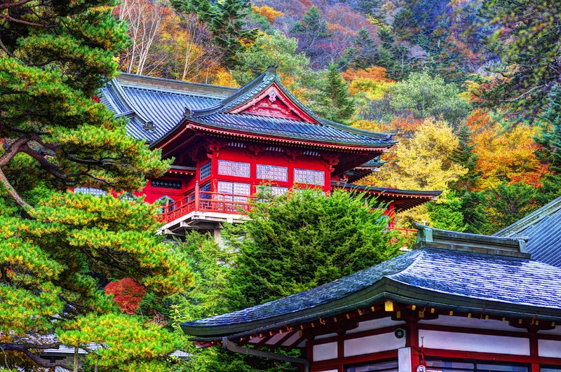 Chuzen ji Temple in Nikko Tochigi Japan