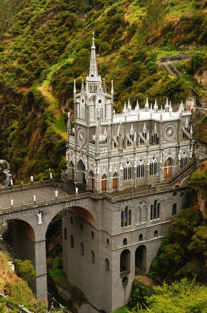 Colombia church of Las Lajas