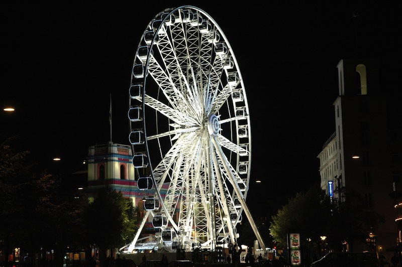 Ferris wheel in Copenhagen 