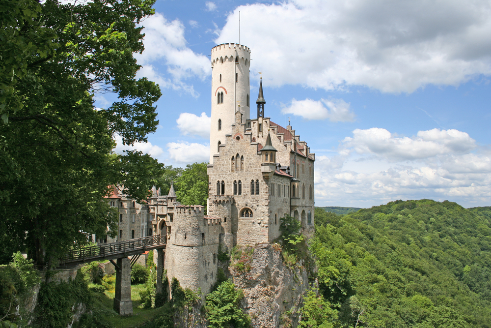 Germany Burg Lichtenstein a fairy tale castle 