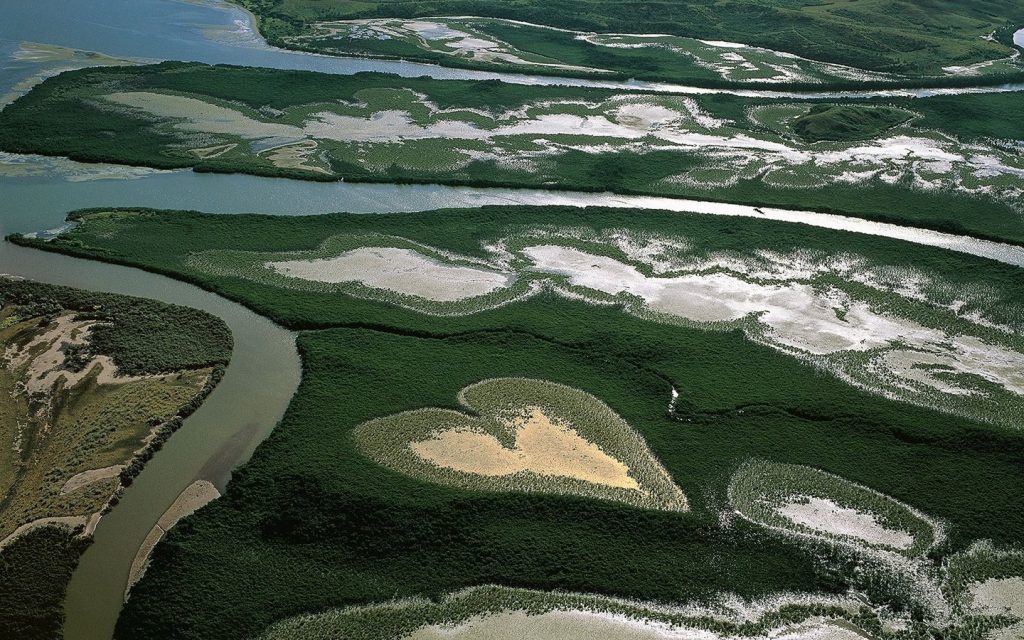 Heart in Voh New Caledonia France