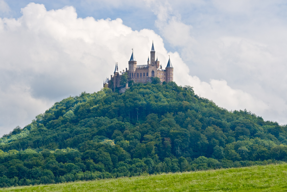 Hohenzollern castle in the Black Forest Germany