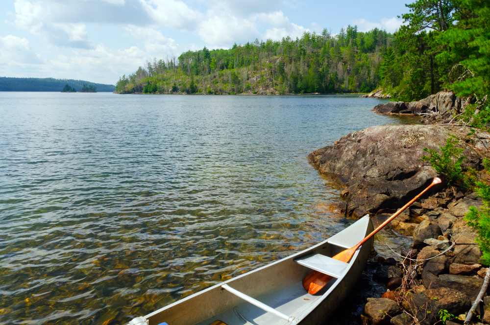 Knife Lake in Quetico Provincial Park 