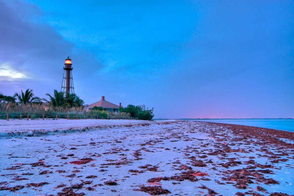 Lighthouse Point at Sanibel in Florida this Lighthouse is an historical landmark in Sanibel
