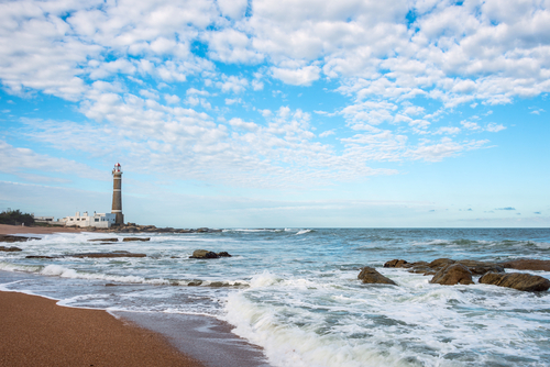 Lighthouse in Jose Ignacio near Punta del Este Uruguay