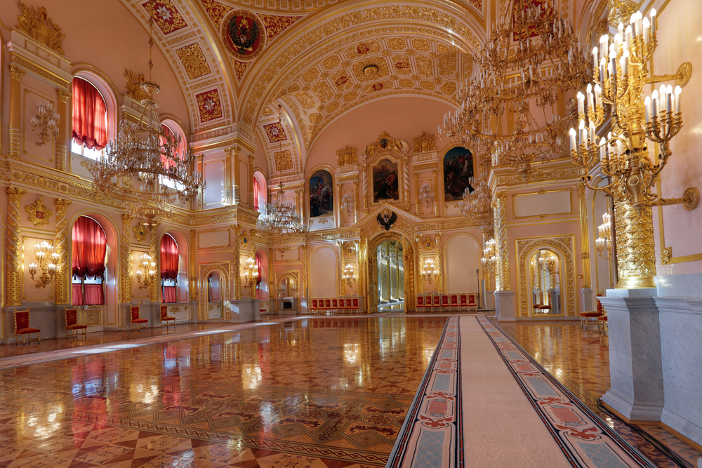 MOSCOW FEB 22 An interior view of the Grand Kremlin Palace is shown on Feb 22 2013 in Moscow