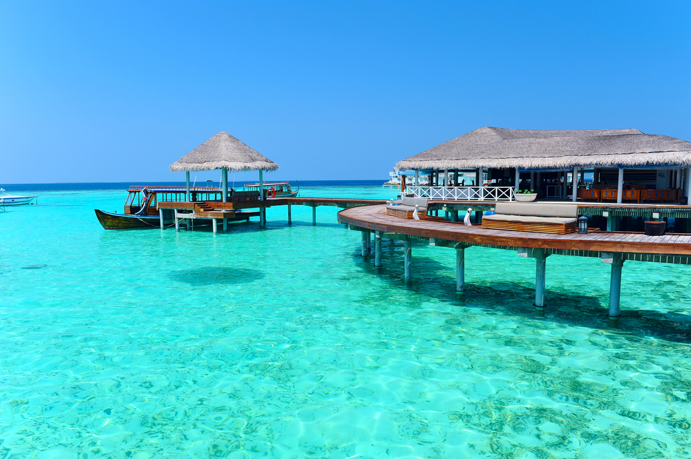 Maldives water villa bungalows 