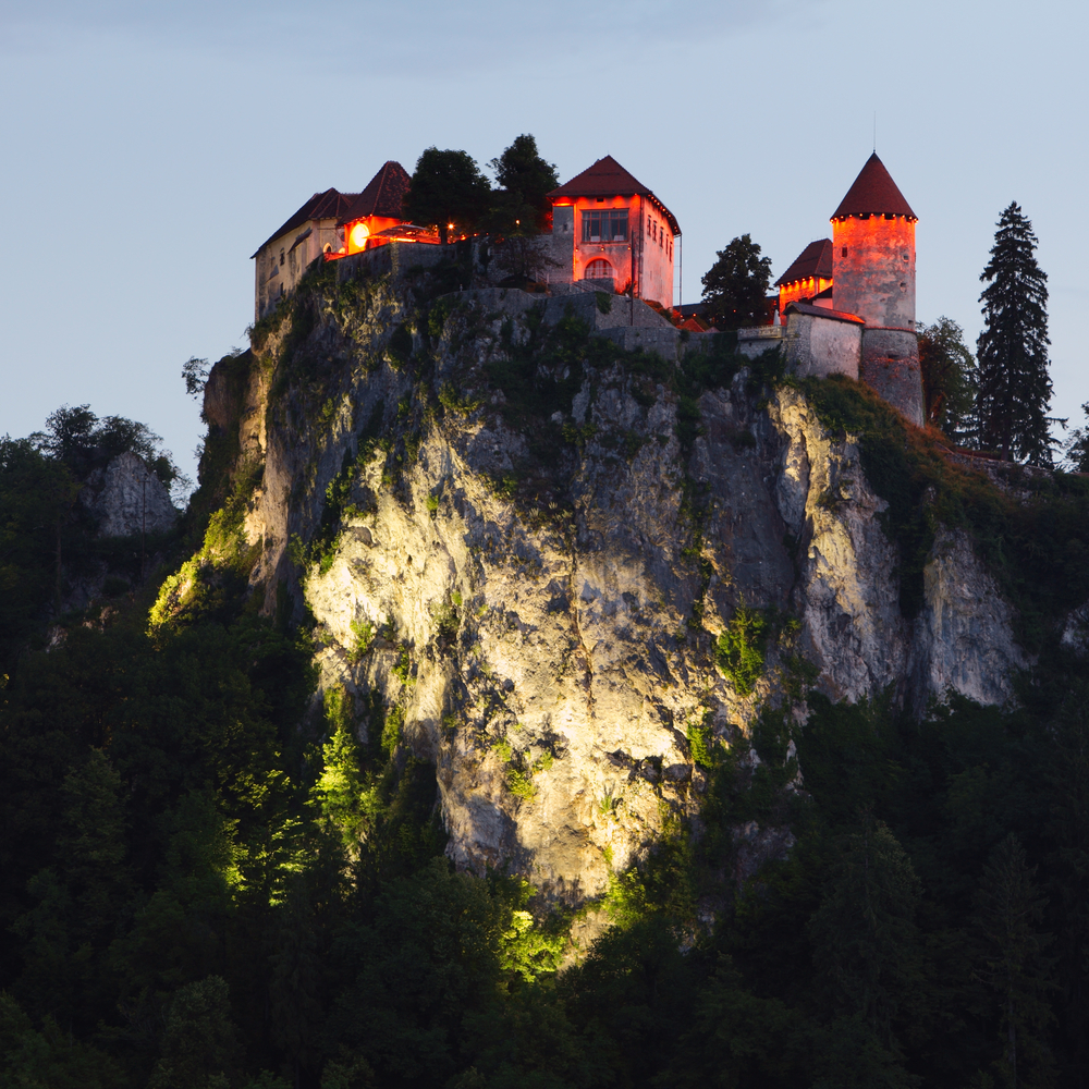 Medieval castle of Bled Slovenia 