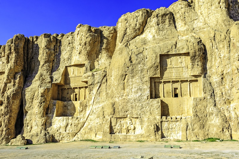 Naqsh e Rustam Tomb of Persian Kings in Fars province Iran 