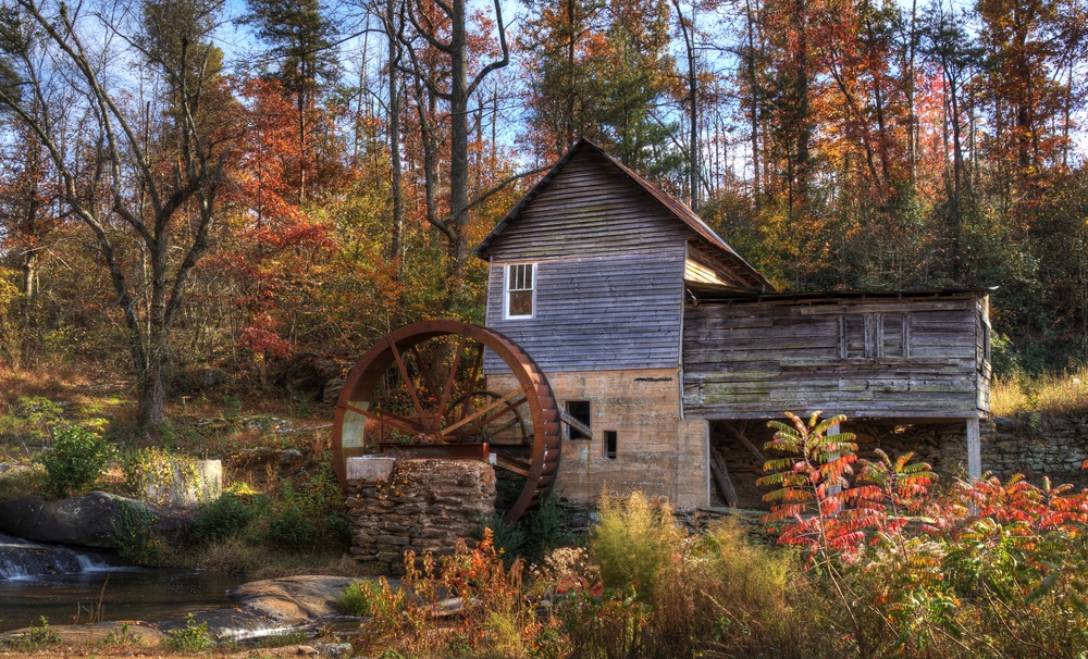 Old Gristmill in north Georgia USA