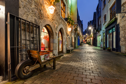Old street in Galway Kerwans Lane