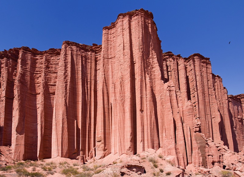 Red rock canyon in Talampaya National Park