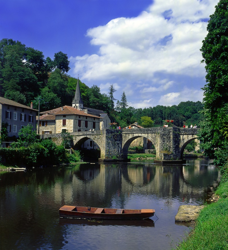 Saint Leonard de No blat The Vienne river Route to Santiago de Compostela France UNESCO 