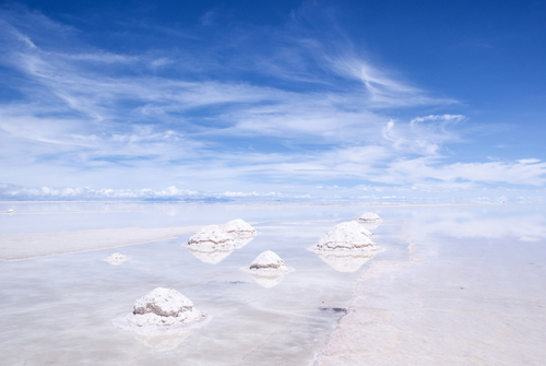 Salt Lake Salar de Uyuni Bolivia