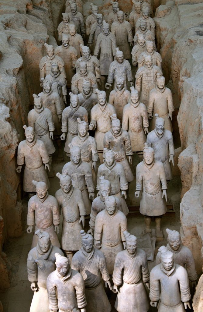 Terracotta warriors Xian China 