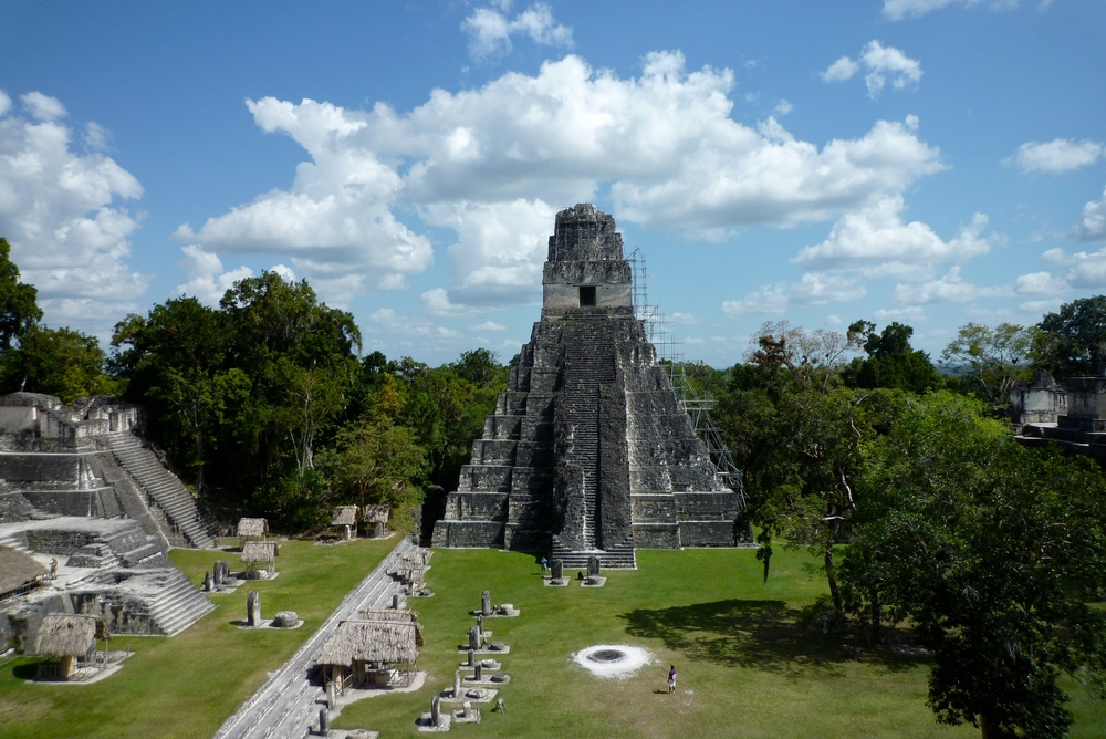 Tikal Guatemala one of the largest archaeological sites and urban centres of the pre Columbian Maya civilization 