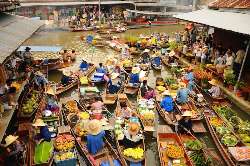 Water market Bangkok 