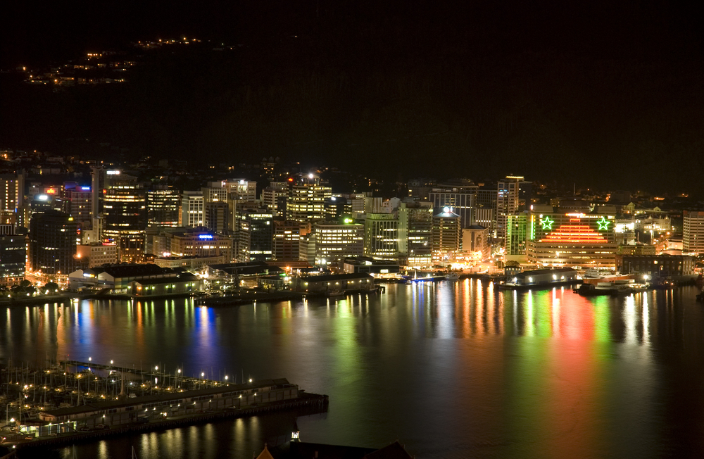 Wellington at night 