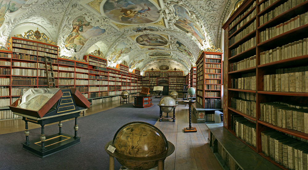 baroque library Prague