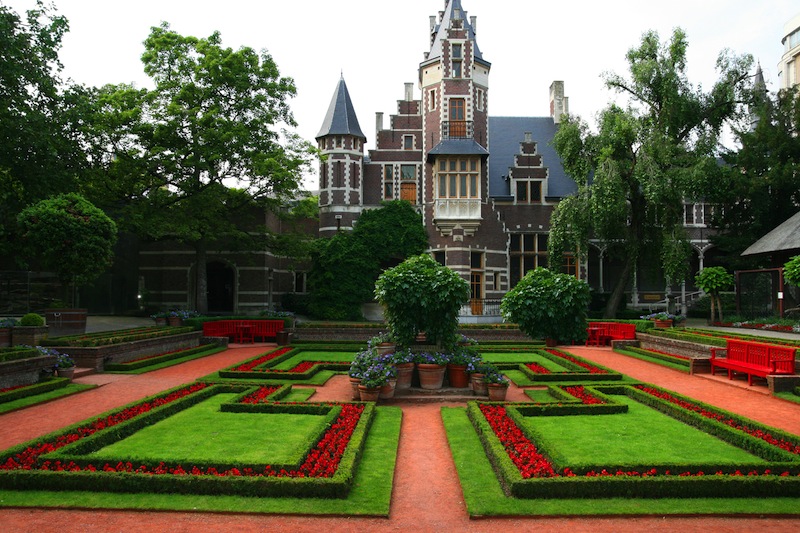 garden in Holland Zoo in Antwerp
