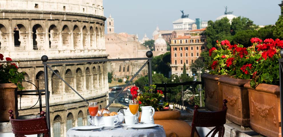 la colazione_hotel colosseo roma
