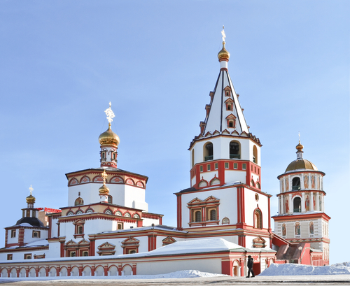 russian church winter view 1