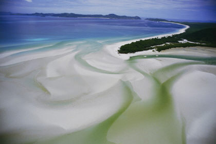 spiaggia bianca Parco Nazionale delle Isole Whitsunday