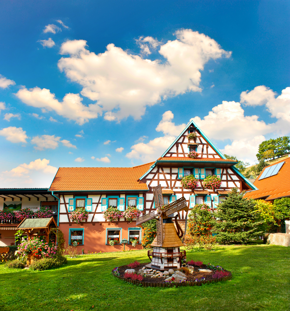 typical traditional house in the Black Forest Southern Germany